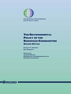 cover image of The Environmental Policy of the European Communities
